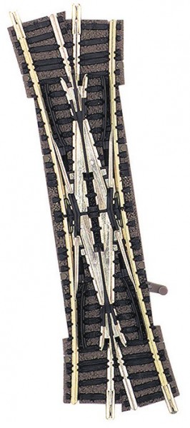 Double slip for manual operation, left hand crossing, 15 degree, length 111 mm<br /><a href='images/pictures/Fleischmann/Fleischmann-9184.jpg' target='_blank'>Full size image</a>